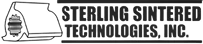 Sterling logo in black text with a stylized triangular icon to the left.